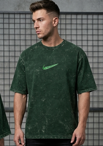 GENZARCHIVE DR DOOM Unisex Acid Washed Oversized Tee